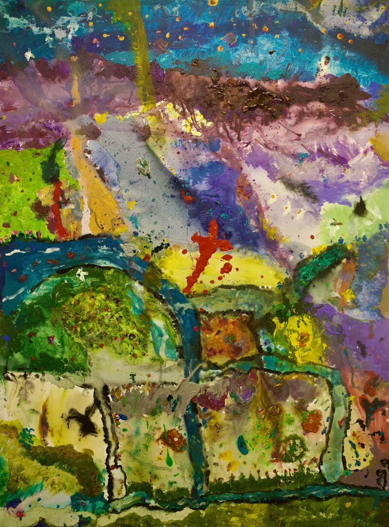 Path of Righteousness  - a Paintings by Giosué Bottini